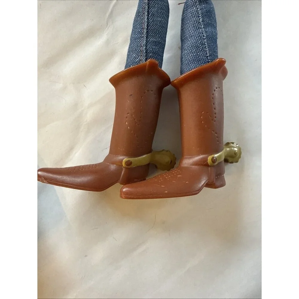 vintage Disney Pixar Toy Story Woody Pull String Talking Doll 15" WORKS No Hat - Picture 9 of 11